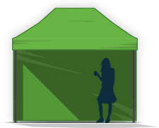 Partyzelte mit Scherensystem 3x2 Partyzelte mit Scherensystem 3x2