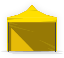 Partyzelte mit Scherensystem - Stahl