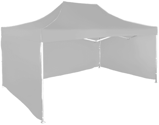 Faltzelt 3x4,5 m - aus Aluminium