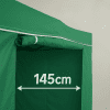 Detail - Seitenplane 3 m mit Tür