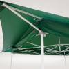 Detail - Stahl-Faltpavillon 3 × 3 m mit verlängertem Dach
