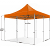 Detail - Faltzelt 5x5 m – Aluminium HEXAGON PROFI