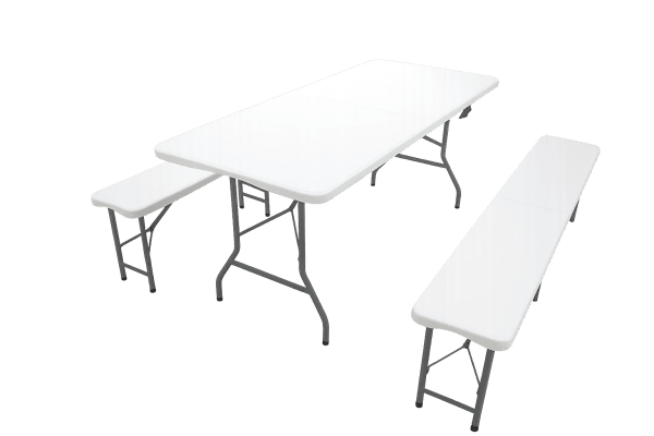 Bierzeltgarnitur / Festzeltgarnitur 3 tlg - 180cm