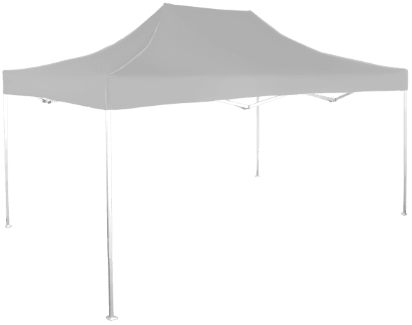 Faltzelt 3x4,5 m - aus Aluminium