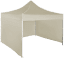 Faltzelt 3x3 m - aus Aluminium - 3 Seitenplanen