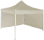 Faltzelt 3x3 m - aus Aluminium - 2 Seitenplanen