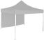 Faltzelt 3x3 m - aus Aluminium - 1 Seitenplane