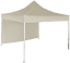 Faltzelt 3x3 m - aus Aluminium - 1 Seitenplane
