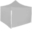 Faltzelt 3x3 m - aus Aluminium - 4 Seitenplanen