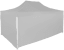 Faltzelt 3x4,5 m - aus Aluminium - 4 Seitenplanen